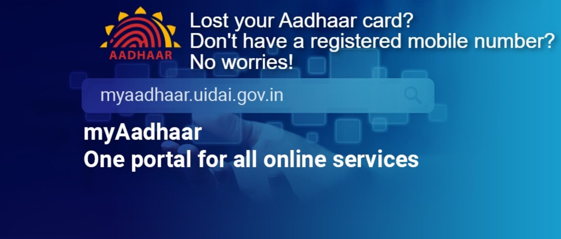 Lost your Aadhaar card and don't have a registered mobile number? No worries!