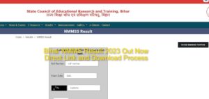 Read more about the article Bihar NMMS Result 2023: Direct Link and Download Process & Find Topper Here