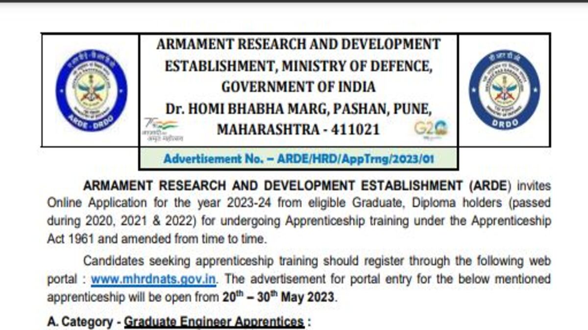 You are currently viewing DRDO Recruitment Out for 75 Posts – Apply Now!