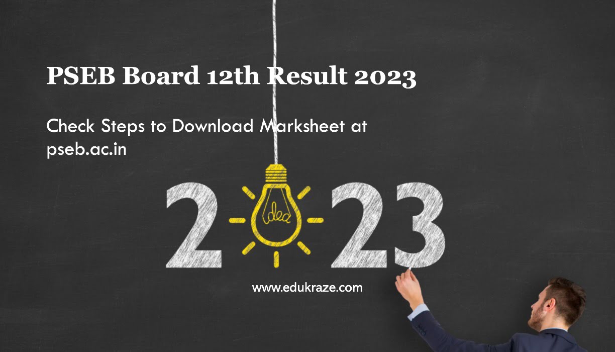 PSEB Board 12th Result 2023: Check Steps to Download Marksheet at pseb.ac.in
