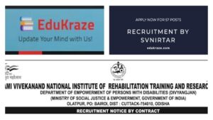 Read more about the article Recruitment by SVNIRTAR: Apply Now for 57 Posts
