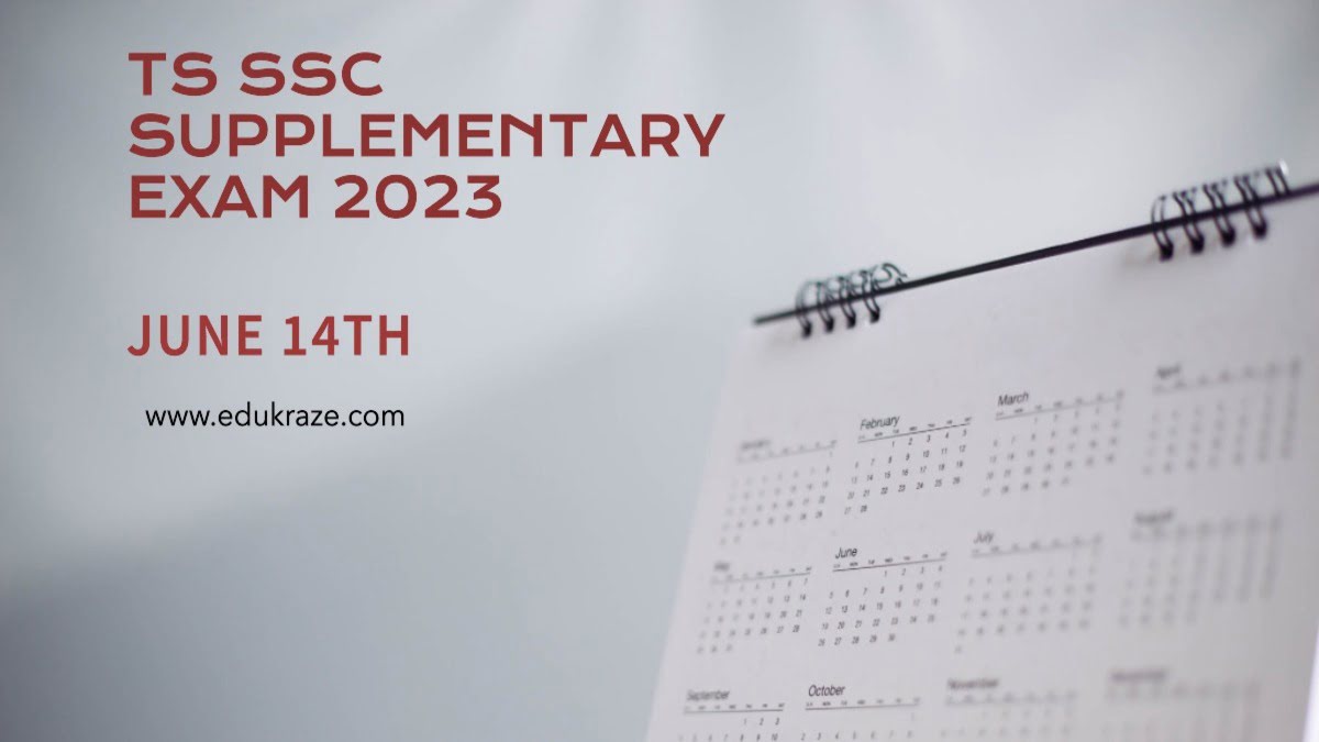 TS SSC Supplementary Exam 2023 from June 14, Check Telangana 10th ASE Timetable Here
