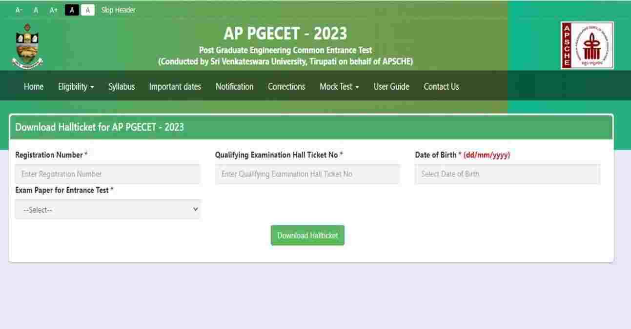 AP PGCET Admit Card 2023 Released: Check Exam Date, Timings, and Download Procedure