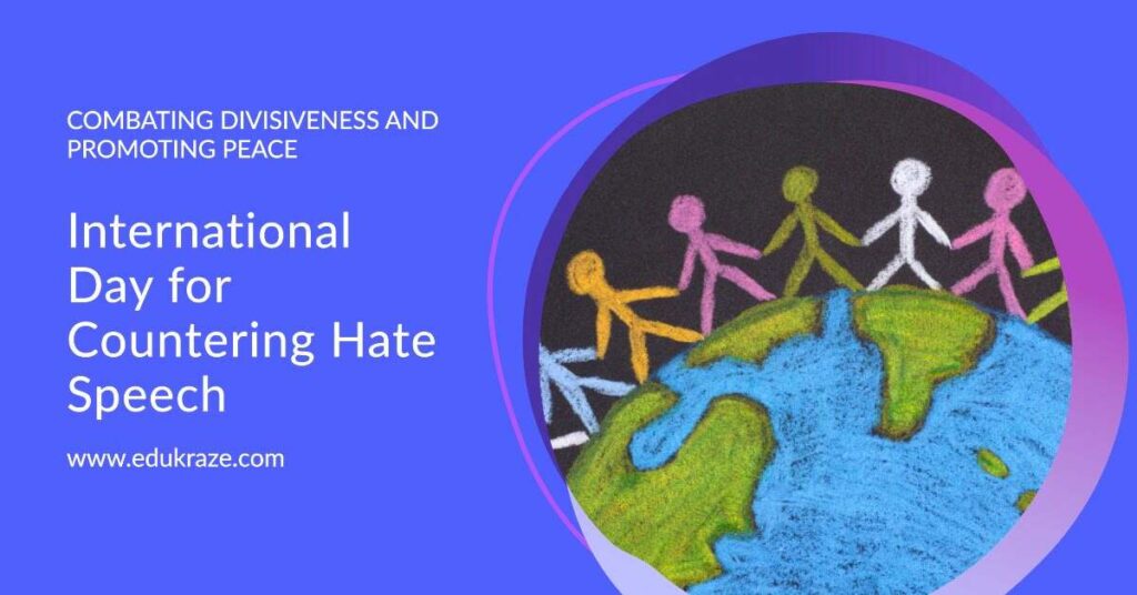 International Day for Countering Hate Speech, 18 June Combating