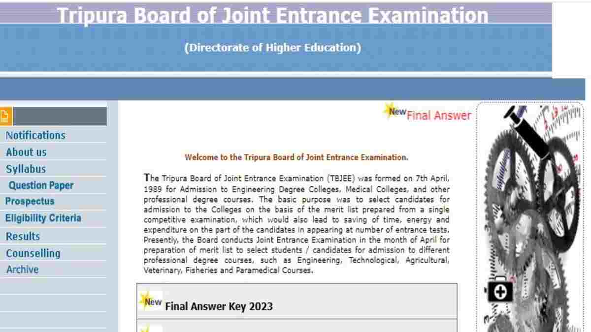 TJEE 2023 Final Answer Key Released: Download Revised Key Here