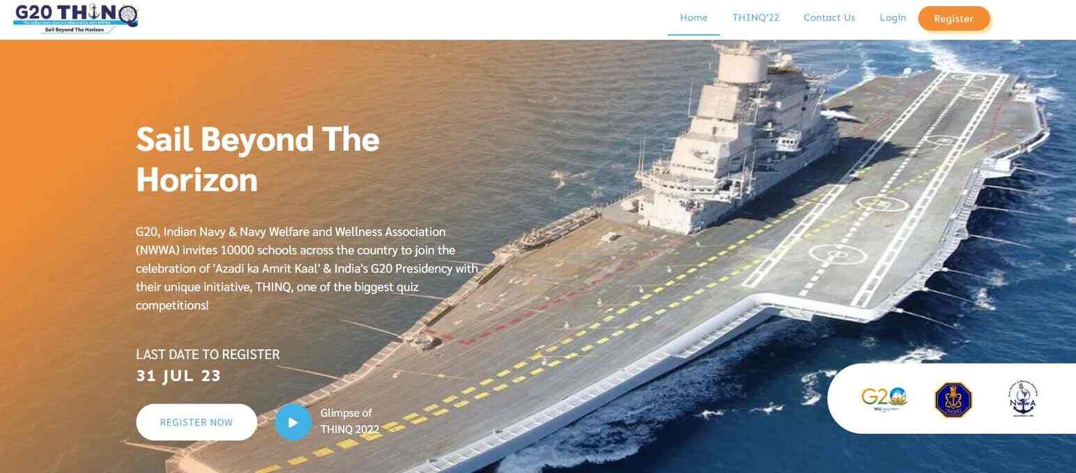 You are currently viewing The Indian Navy Quiz (THINQ) 2023: A National Level Quiz to Inspire Young Minds