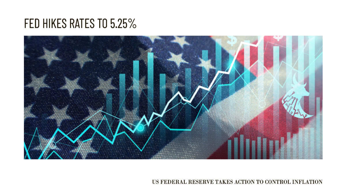 US Fed Hikes Rates to 5.25% in Bid to Tame Inflation