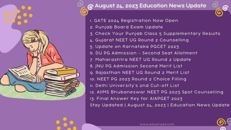 August 24, 2023 Education News Update: Highlights & Insights - EduKraze