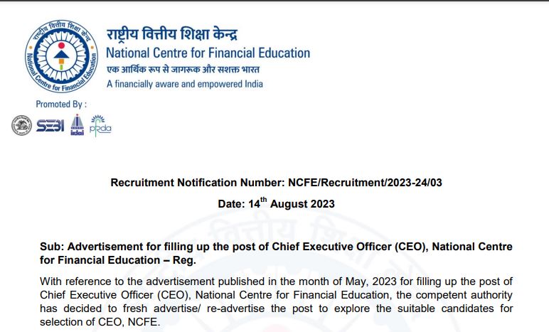 You are currently viewing Chief Executive Officer – NCFE Recruitment 2023