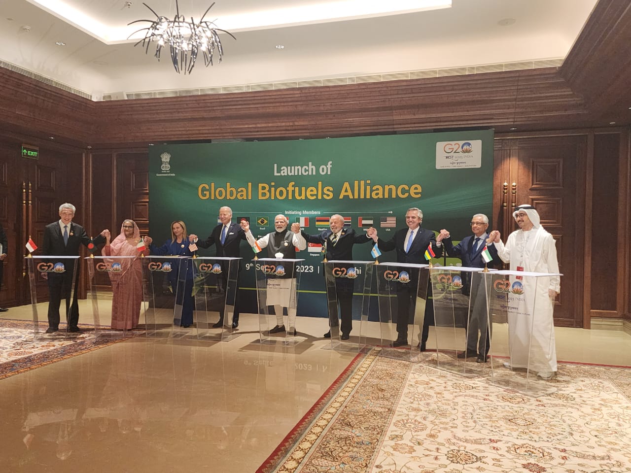 Source: PIB - Historic Moment in Global Energy Sector Global Biofuels Alliance (GBA) Announced at G20 Event
