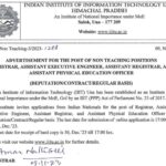 IIT Una Non Teaching Staff Recruitment 2023