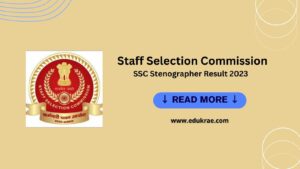 Read more about the article SSC Steno Result 2023 Announced