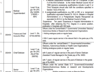 Read more about the article AIIMS RISHIKESH RECRUITMENT 2024: VACANCIES FOR VARIOUS POSITIONS WITH ATTRACTIVE SALARIES