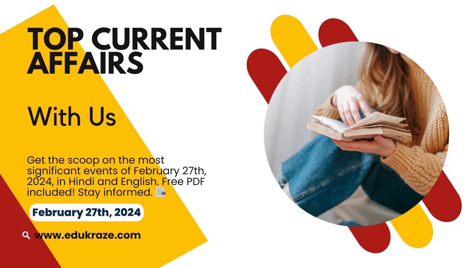 Today’s Top Current Affairs February 27th, 2024 | Hindi and English with Free PDF