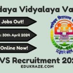Navodaya Vidyalaya Samiti NVS Recruitment 2024: Apply Online for 1377 Non Teaching Posts
