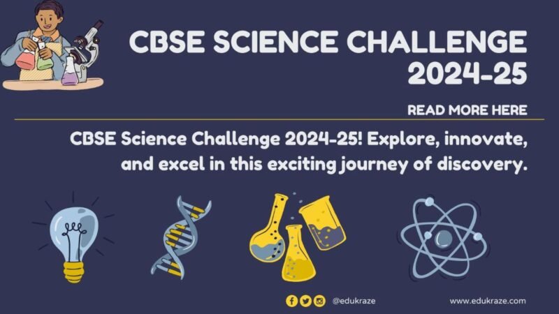 Science 2024 CBSE Announces Science Challenge 2024-25: Check Every Details Here ...