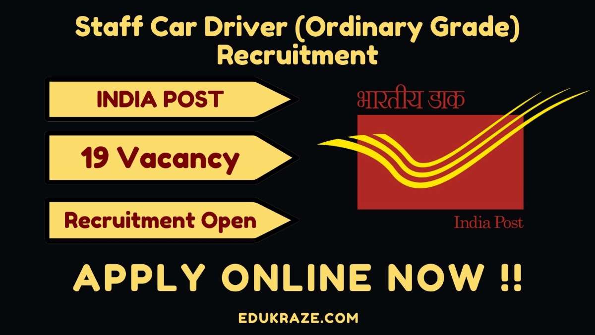 INDIA POST RECRUITMENT OUT FOR MULTIPLE VACANCIES.