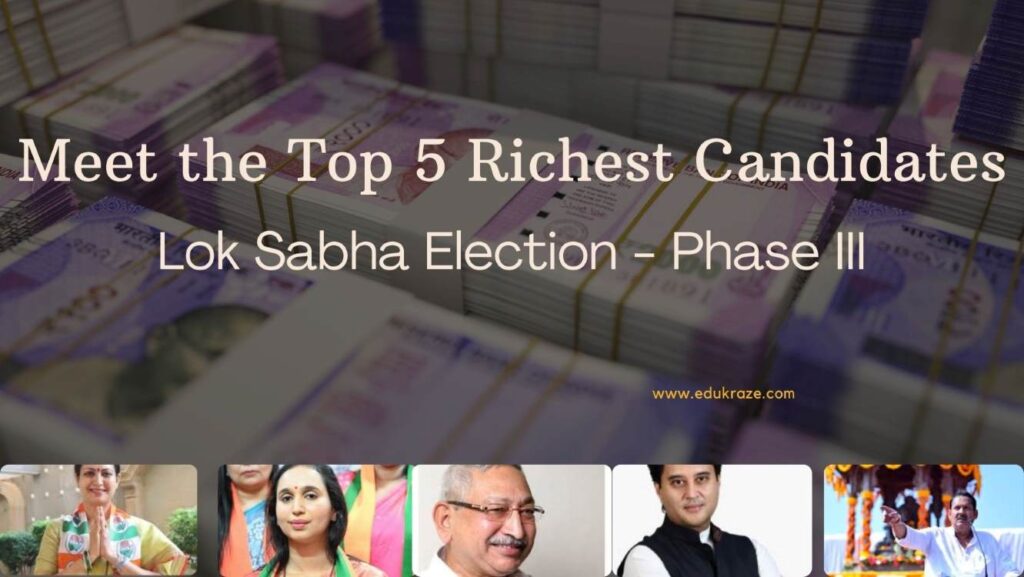 Lok Sabha Election Phase 3: Meet the Top 5 Richest Candidates Contesting