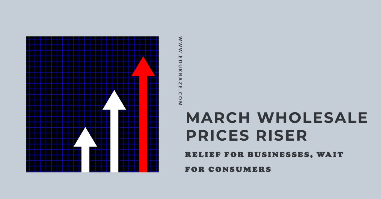 Wholesale Prices Inch Up in March, Relief for Businesses But Consumers Wait