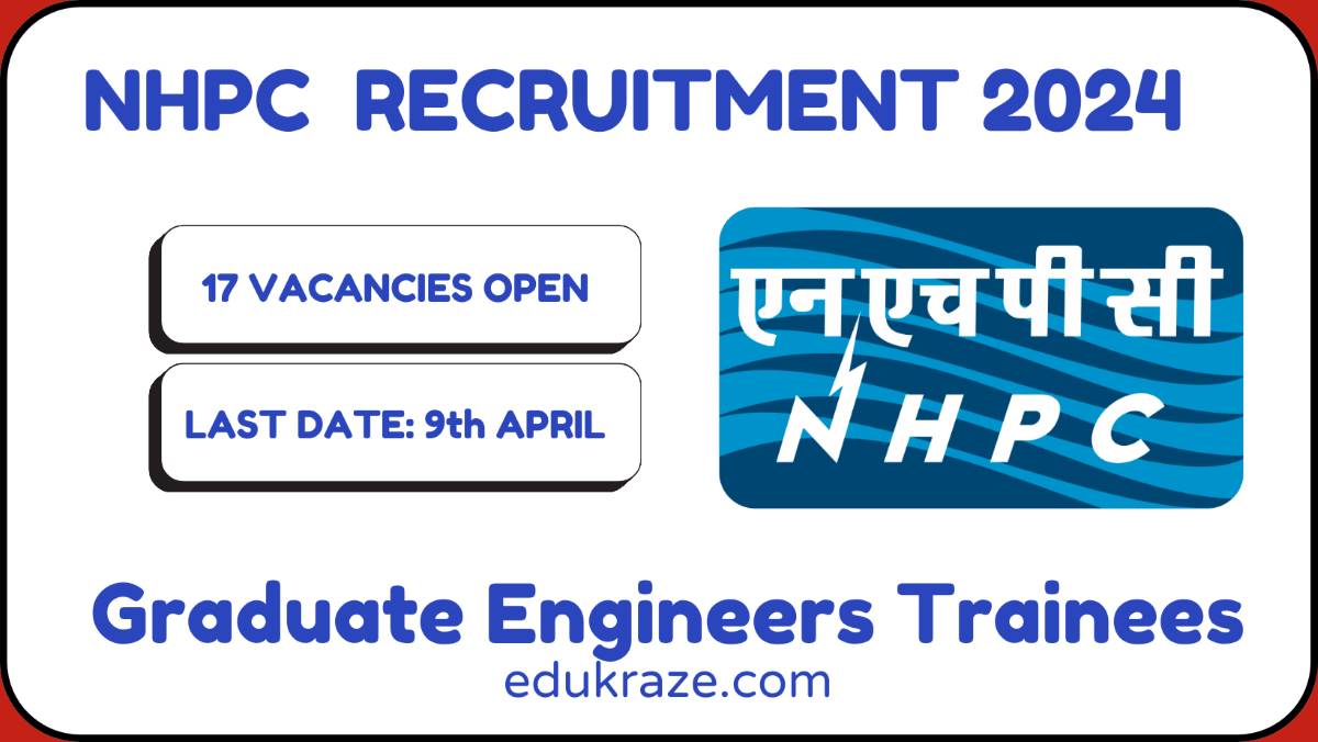 NHPC RECRUITMENT 2024