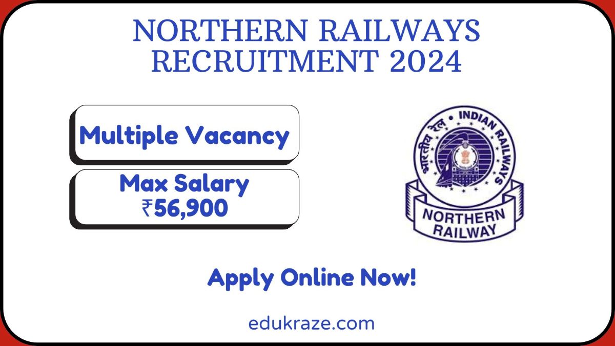 Northern Railways Recruitment Out!