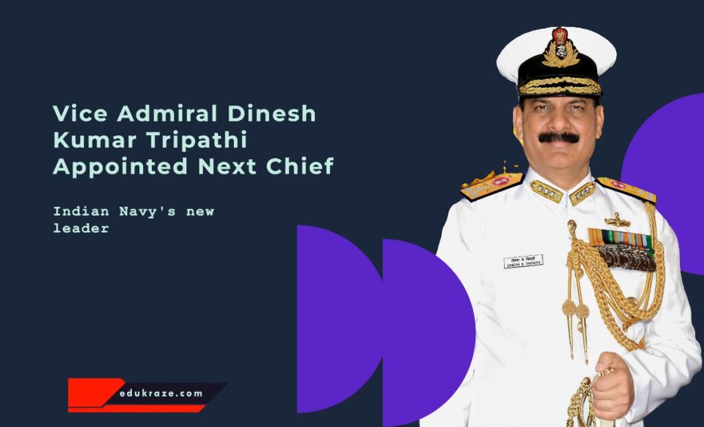Vice Admiral Dinesh Kumar Tripathi Appointed Next Chief (2)