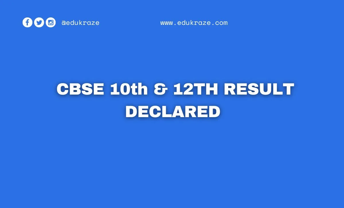 CBSE 10th & 12th Results Out!