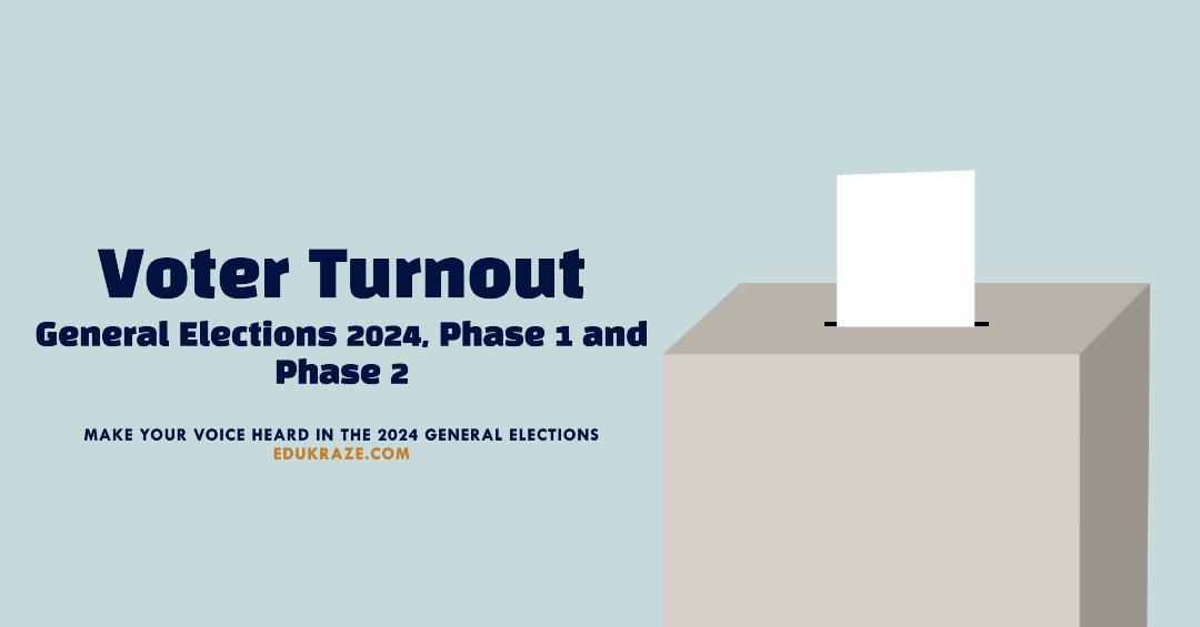 Voter Turnout in General Elections 2024, Phase 1 and Phase 2