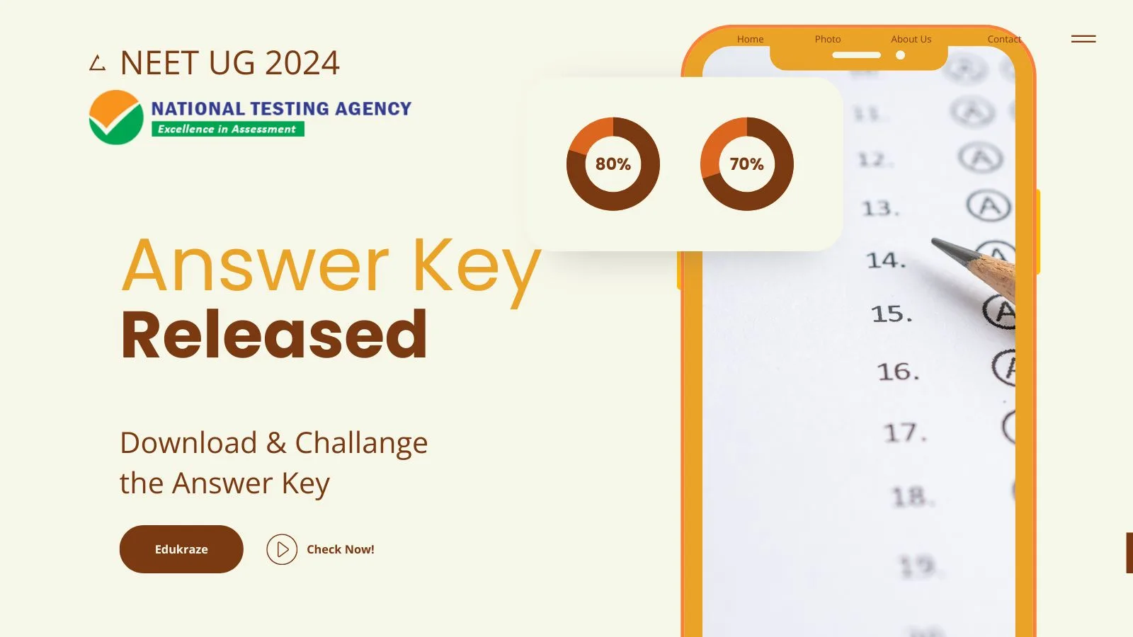 NEET UG 2024 Answer Key Released: How to Download and Challenge