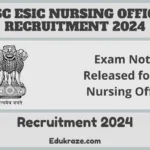Nursing Officer Recruitment 2024 Out by UPSC, Exam Notice Released for 1900+ Vacancies!