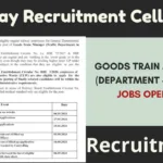 Goods Train Manager (Department – Traffic) Jobs Open by Railway Recruitment Cell (RRC) for 108 Vacancies!