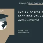 UPSC Declares Final Results of Indian Forest Service Examination, 2023