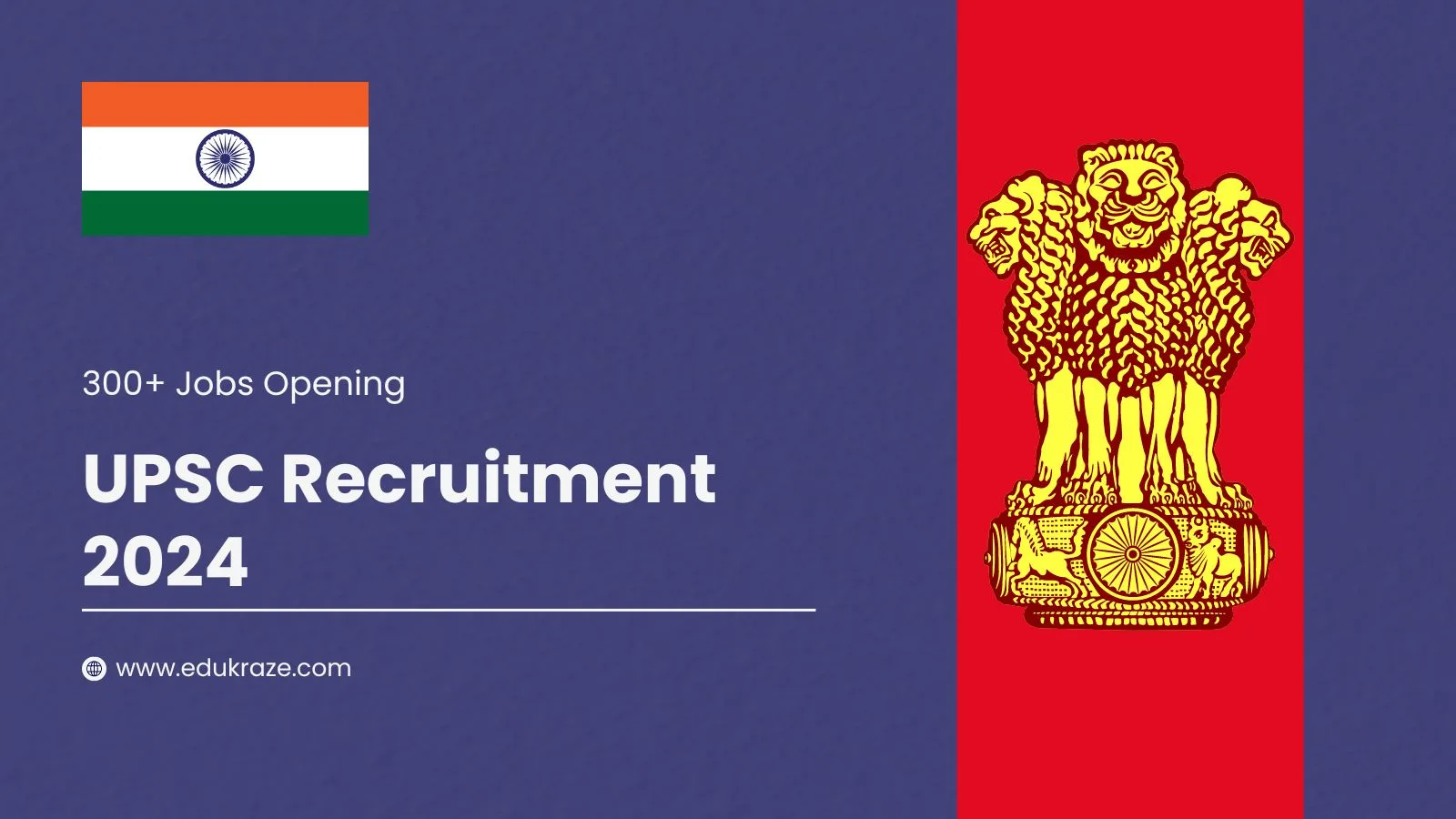 UPSC Recruitment 2024 312 Vacancies Out apply now