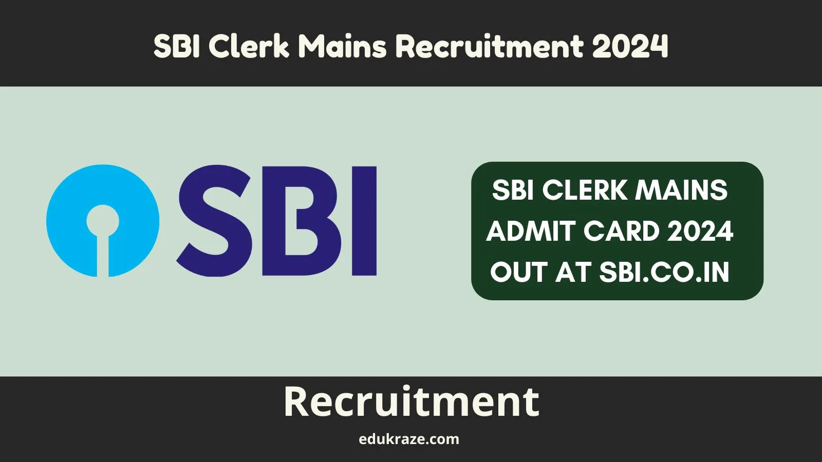 SBI Clerk Mains Admit Card 2024 Released: Check JA Call Letter Download Link