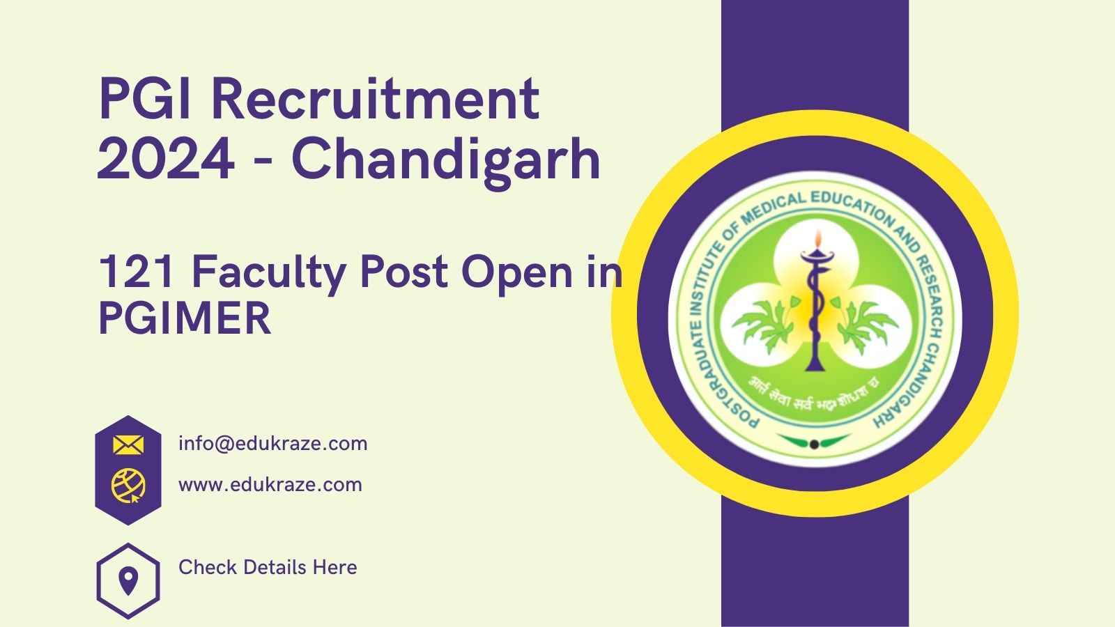 PGIMER Recruitment Out for 120+ Faculty Positions, Apply Now!