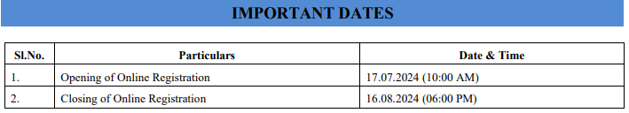 THDC DATES