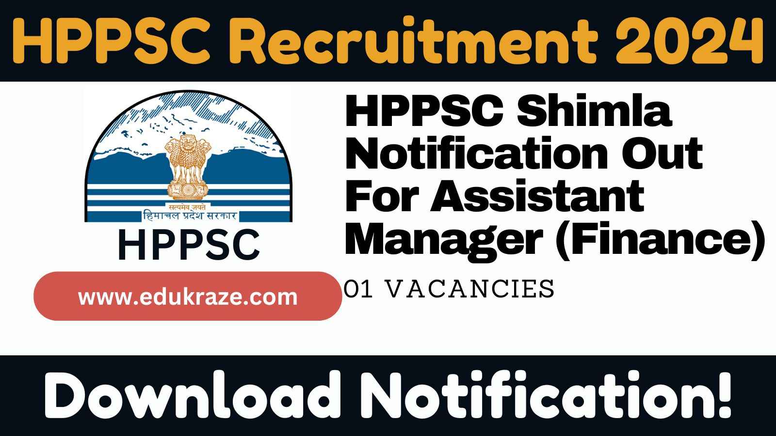 HPPSC Shimla Recruitment 2024 Out for Assistant Manager (Finance) Postion - Apply Online!